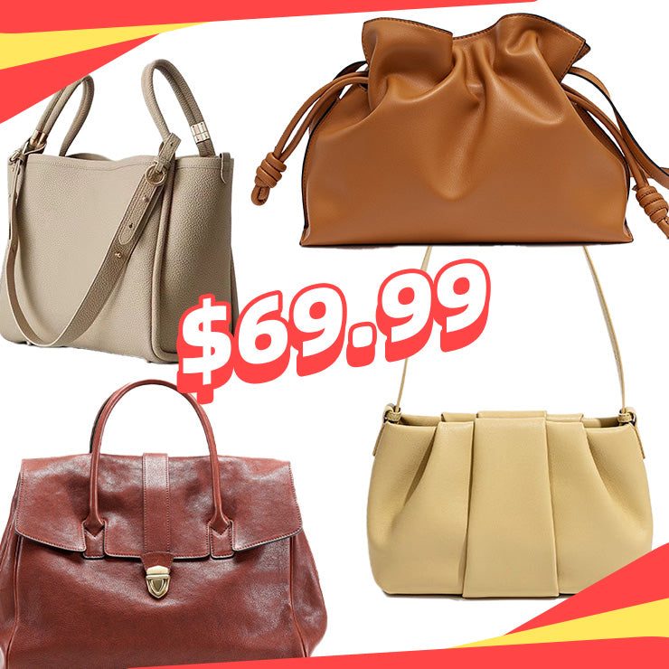 $69.99 Real Leather Luxury Handbag