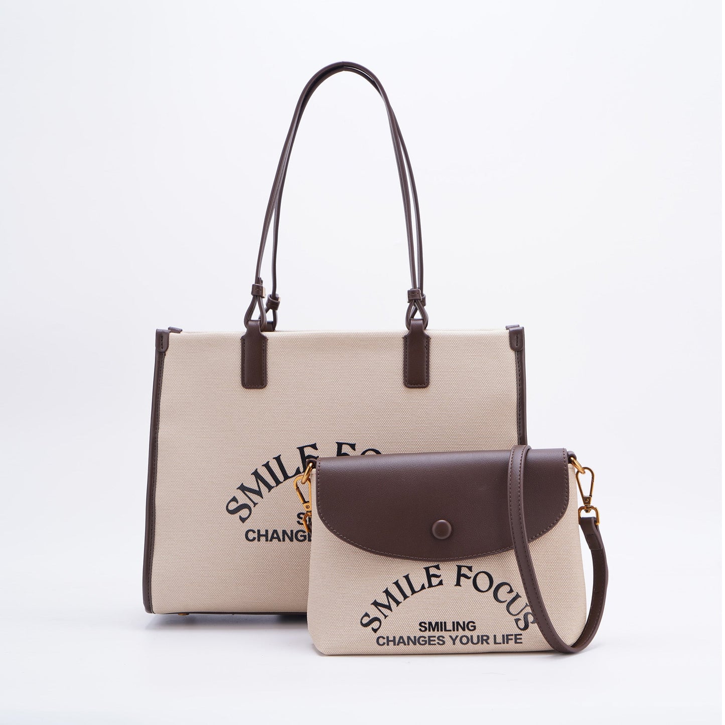 [TLB-2002] Handmade Open Top Canvas Tote Bag/Shoulder bag$49.99